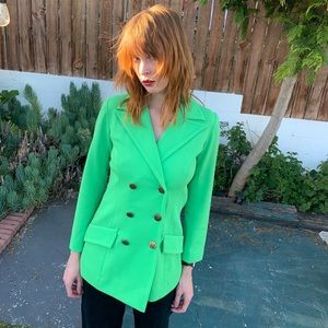 Vintage Green Blazer
